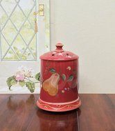 Red Orchard Ceramic 3-Piece Bowl Set, 8-3/8"W, 82769 by ACK N13