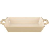 La Cuisine 3.9 Qt Enameled Cast Iron Deep Roasting Pan, Red N2