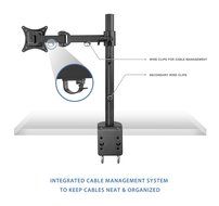 Mount-It! Single Arm Desk Mount with Clamp for Computer Monitors - LCD Arm N6