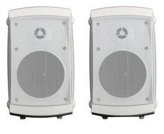 Audio Experience AES0105W Weatherproof Multi Patio Speakers 80W, 5.25" 2-Way Woofer Speaker and 1" Balance Dome...