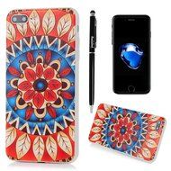 Badalink iPhone 7 Plus 3D Basso-relievo Case (5.5") Shockproof Drop Protection TPU Flexible Easy Grip Bumper Slim... N25