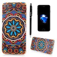 Badalink iPhone 7 Plus 3D Basso-relievo Case (5.5") Shockproof Drop Protection TPU Flexible Easy Grip Bumper Slim... N29