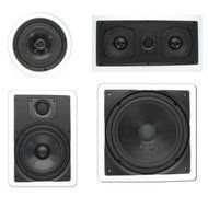 Theater Solutions TSCST67 In Wall and In Ceiling 1580W Home Theater 7.2 Speaker System N2