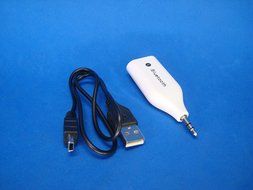 TURN ANY HOME RADIO RECEIVER WITH A 3.5MM 1/8'' HEADPHONE MIC MINI JACK into A BLUETOOTH WIRELESS MUSIC ADAPTER...