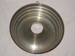 Vintage Coppertone &amp; Tin 8 1/2 x 3 Inch Ring Bundt Cake Baking Pan / Jell-O Mold w/ Wall Hanging Loop