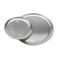 AirBake Natural 2 Pack Pizza Pan Set, 9 in and 12.75 in