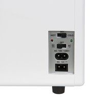 Portable Mini Fridge Cooler and Warmer Auto Car Boat Home Office AC &amp; DC White N4