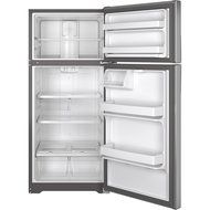 Ge REFRIGERATORS 1030510 15.5 Cu. ft. Top Freezer Refrigerator, Stainless Steel, Reversible Door Swing N2