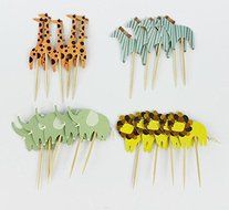Yunko Set of 24 Cake Cupcake Decorative Cupcake Topper for Kids Birthday Party Themed Party Baby Shower (Guitar) N7