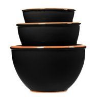 3 Piece Terracotta Mixing Bowl