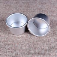 Dealglad&reg; 5pcs New 2 Inch Anodized Aluminum Round Cupcake Pan Chiffon Cake Pudding Mold Baking Mould with Removable... N6