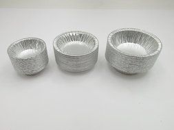 Disposable Aluminum Tart Pan/Mini Pie Pan Variety Pack- 3" tart pans-4.5" Tart pans- 5" tart pans (50) N4