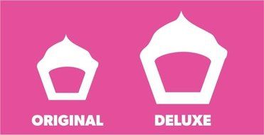 The Smart Baker&reg; Cuplettes Cupcake Pans (Deluxe - 6 Xtra Large Cuplettes) N7