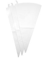 Pridebit Pastry Bag 3 Pack (18-Inch) Reusable Cotton Decorating Icing Bags Set Large Piping Bags N3