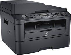 Dell - E515dw Wireless Black-and-White All-In-One Laser Printer - Black N4