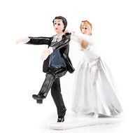 Better Line Funny Decorative Cake Toppers - Bride Carrying the Groom Cake Topper N32