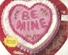 Wilton Cake Pan: Be Mine Valentine/12&quot; Heart (502-2790, 1983)