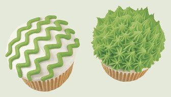 Wilton 704-0191 Icing Pouch with Tips, 8-Ounce, Green N5