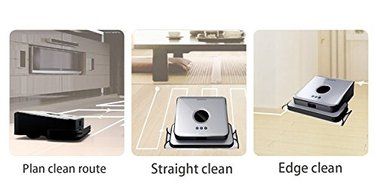 Seebest A6 WOWCA Starlight Floor Mopping Robot with Dry Sweeping and Wet Mopping Modes N3
