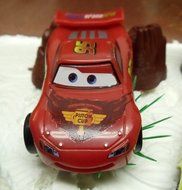 Cars 14 Piece Birthday Cake Topper Set Featuring Tow Mater, Sarge, Lightning McQueen, Fillmore, Luigi, Guido with... N4