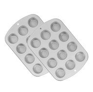 2 X Wilton Recipe Right Nonstick 12-Cup Regular Muffin Pan