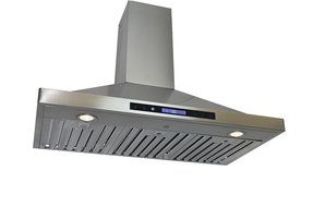 Golden Vantage 36" Wall Mount Stainless Steel Range Hood With Remote GV-B02-90 N6