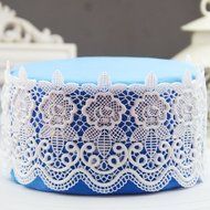 GogoForward Lace Flower Embossed Cake Fondant Stencil Pink Baking Decorating Moulds N2