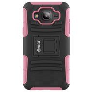 Galaxy J5 Case, HLCT Rugged Shock Proof Dual-Layer PC and Soft Silicone Case With Built-In Kickstand for Samsung... N29