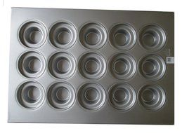 Focus Foodservice Commercial Bakeware 12 Count 3-1/2-Inch Jumbo Muffin Pan N5