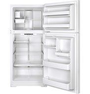 Ge GIDDS-632133 Energy Star 18 cu. ft. Top Freezer Refrigerator, White, Reversible Door Swing