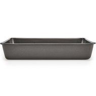 BLACK+DECKER 83392 Commercial Nonstick Oblong Cake Pan, 13&quot; x 9&quot;, Gray N2