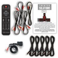 Theater Solutions TS521 Home 5.1 Speaker System with Bluetooth and 5 Extension Cables