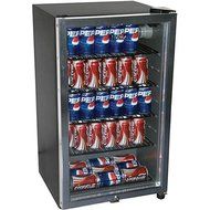 Haier HC125FVS - 125-Can Beverage Center, Black