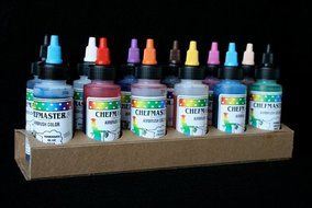 Chefmaster Air Brush Color Variety Pack, Twelve 2 oz. bottles