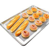 Aluminum Non-stick Baking Cookies Breads Sheet Pan Tray Plate Tool Silver Tone, 18&quot; x 13&quot; N13