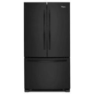 Whirlpool 33 in. W 22.1 cu. ft. French Door Refrigerator in BLACK ENERGY STAR!