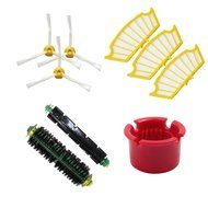 Hongfa Irobot Roomba Brush and Filter Kits Roomba 3 Armed Side Brush, Roomba Flexible Beater Brush, Bristle Brush...