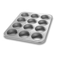 Chicago Metallic 43515 Glazed Aluminized Steel 12 Cup Jumbo Muffin Pan