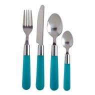 Tag 205484 Gel Flatware 16 Piece Set, Teal
