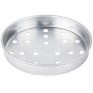American Metalcraft A4006P 6" x 1" Perforated Standard Weight Aluminum Straight Sided Pizza Pan N2
