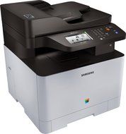 Samsung - Xpress C1860FW Wireless Color All-In-One Laser Printer - White/Black N3