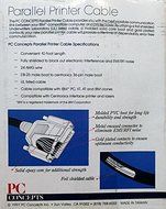 Vintage PC Concepts Parallel Printer Cable DB-25 Male to Centronics 36-Pin Male; 10 Feet; 4210 N3