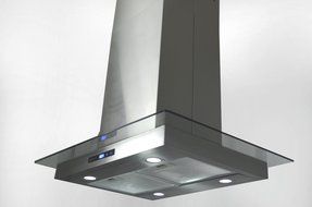 Golden Vantage 30" Island Mount Stainless Steel Range Hood Stove Vent GVCI-30 N3
