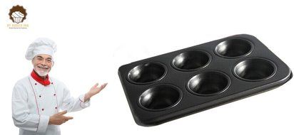 My Muffin Pan | 6 Cup Popover | Elegant Design | Nonstick Pan | Great Fluffy and Crusty Breakfast | Uniform Slow... N2