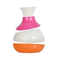 Mixing Bowl 4 Piece Stackable Multifunction Fruit Basket Serving Bowl Set N5