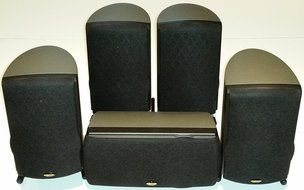 Klipsch Synergy Quintet "I" Micro Home Theater Speaker System (Set of Five, Silver) (Discontinued by Manufacturer) N3