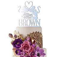 Sugar Yeti Made In USA Personalized Wedding Cake Topper Mrs Minnie Heart Mr Mickey #1 Black N8