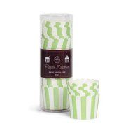 Paper Eskimo Baking Cups with Red Stripes, 25-Pack N17