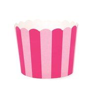 Paper Eskimo Baking Cups with Red Stripes, 25-Pack N18