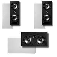 Polk Audio Vanishing RT Series 3.0 In-Wall Home Speaker System (2-265RT &amp; 1-255CRT)